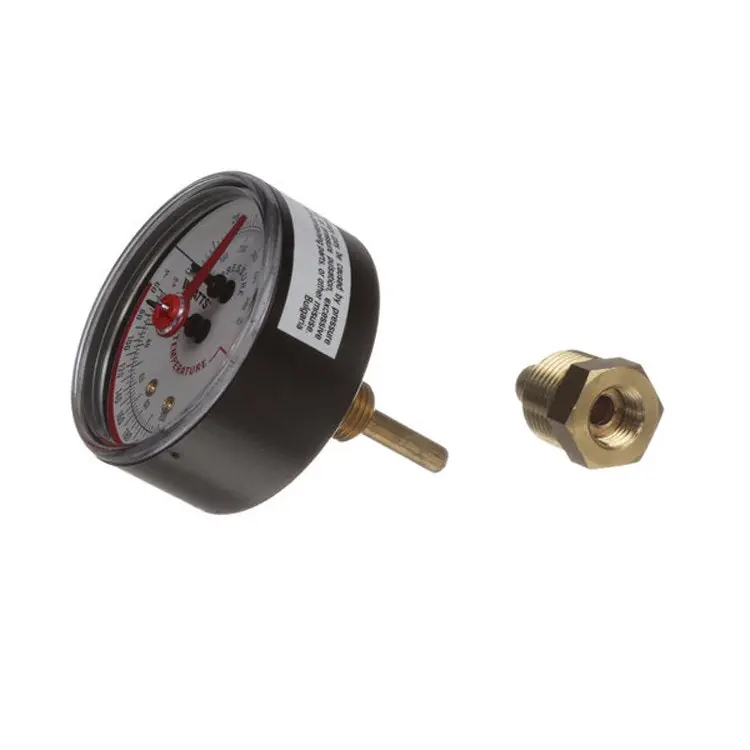 Rinnai 807000081 T&P Gauge 1/4 inches NPT + Lock 1/2 inches