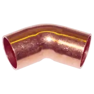 Bramec 10143 Copper 45 Degree Elbow, 1-5/8 inches OD (C x C)