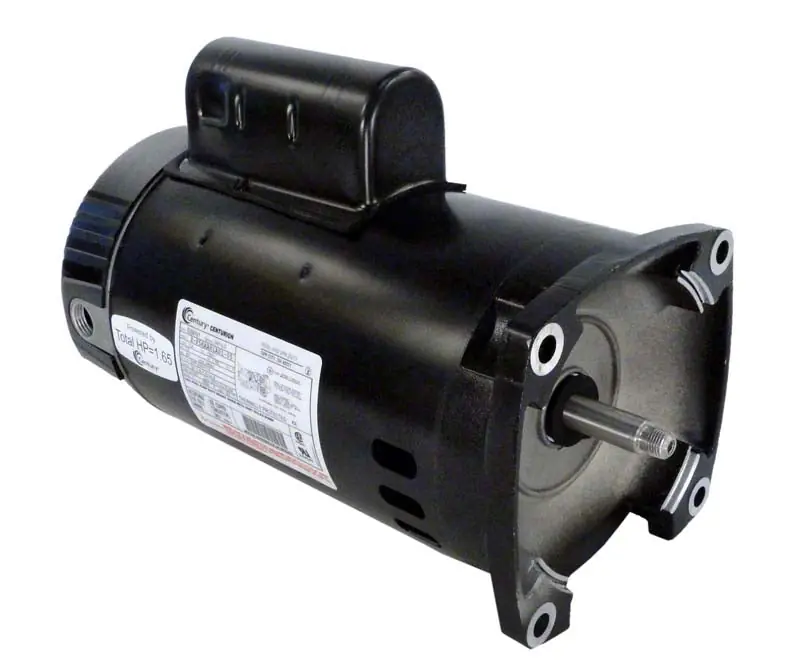 Regal Beloit B2841V1 1 HP E-Plus Square Flange Full-Rated Pool & Spa Pump Motor 56Y Threaded Shaft