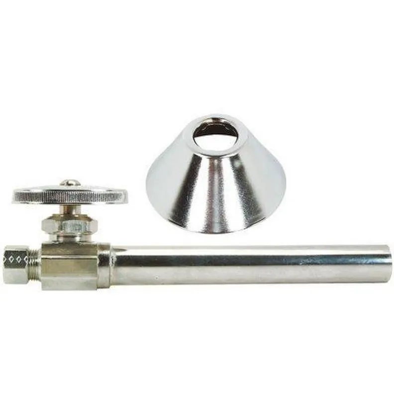 Brasscraft CS41B C Series 1/2 x 3/8 in. Straight Supply Stop Valve