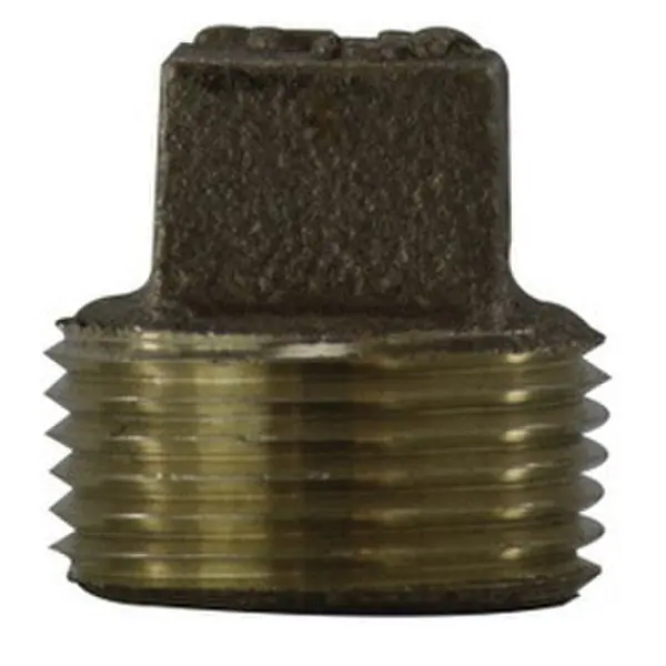 Midland Industries 44673LF Solid Square Head Plug 1/2 in MPT