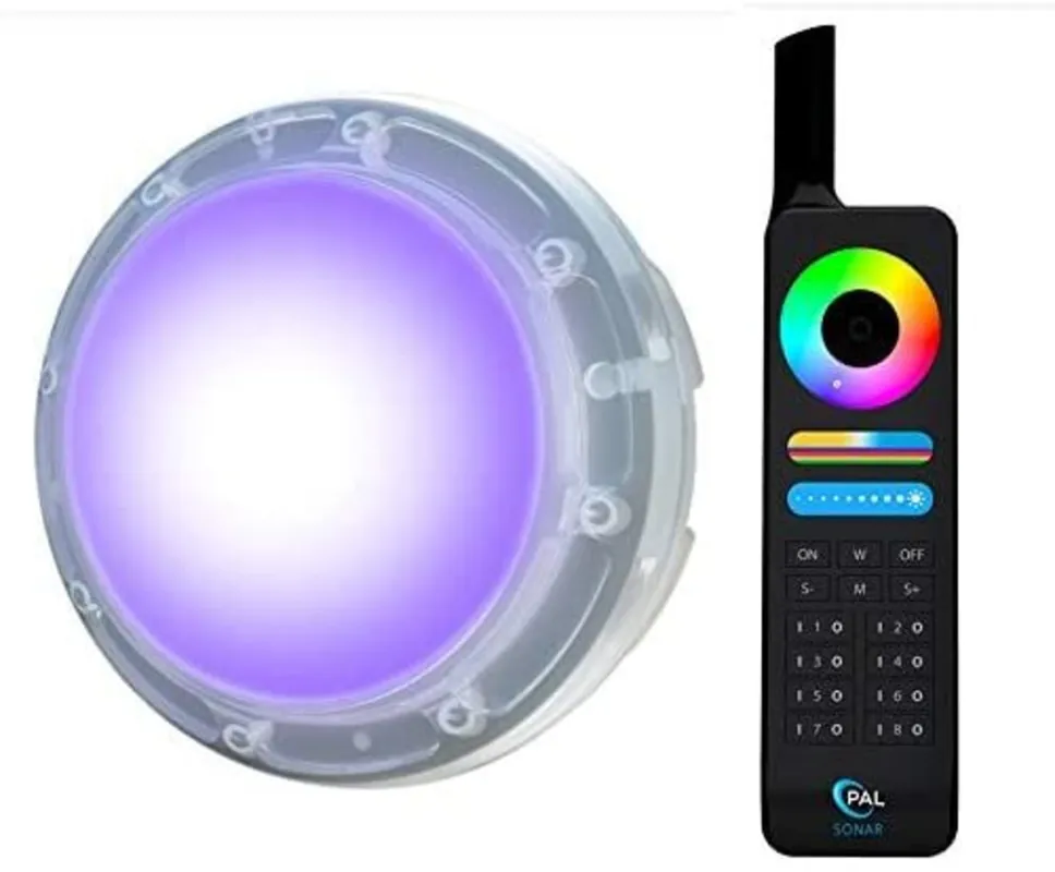 Pal Lighting 64-PAL-SRL-RGB-120 Evenglow Multi Color Sonar 120V Retro Bulb w/Remote
