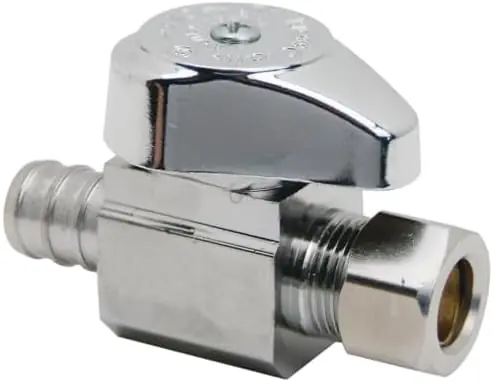 Brasscraft BC-G2BRPX14X C 1/2-Inch Nom Crimp Barb by 3/8-Inch OD Comp Straight Stop