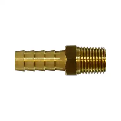 Midland Industries 32-009 Rigid Adapter 5/16 inches Hose ID x 1/4 inches Male NPTF