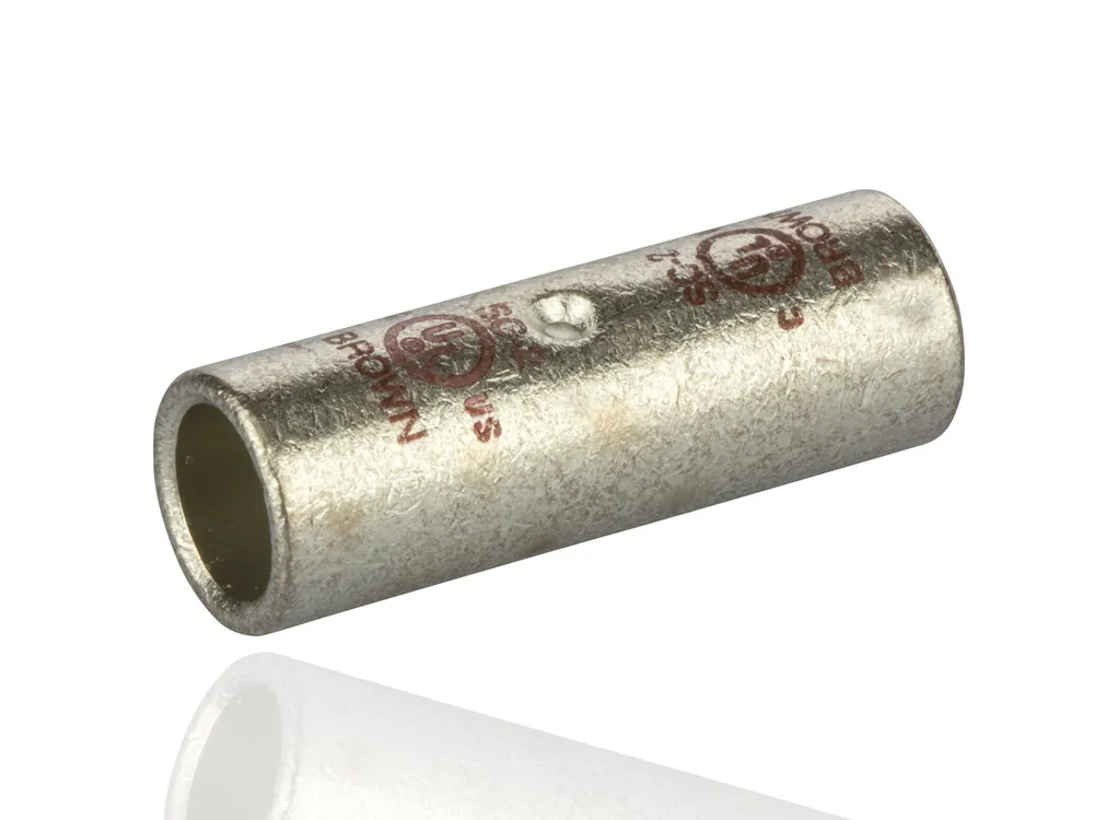 Nsi Industries SC-2 standard barrel tinned copper splice 2 AWG