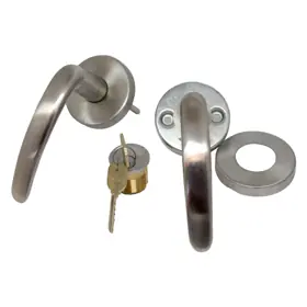 Marks Hardware MKRW96/32D American Lever/Rose Mortise Lock Trim Set
