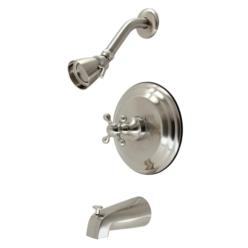 Kingston Brass KB2638KX Heirloom Single-Handle Pressure Balanced Tub and Shower Faucet