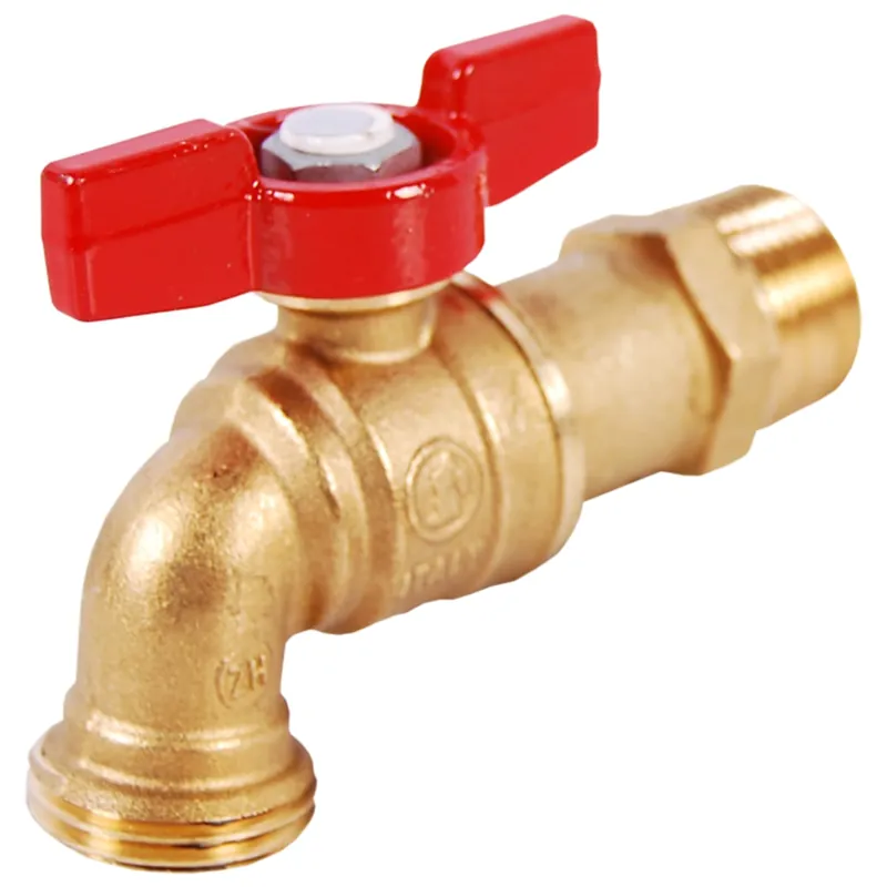 Legend Valve 107-167 1/2 inches - MIP/Sweat x Hose, Forged Brass 1/4-Turn Ball-Type Hose Bibb with Tee Handle