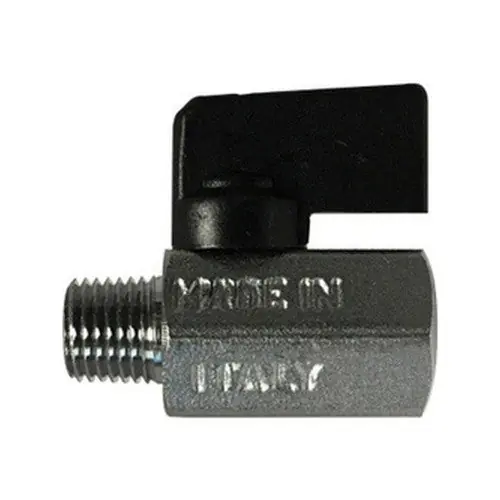 Midland Industries 46905I Male x Female Chrome Plated Mini Ball Valve 1/2 inch