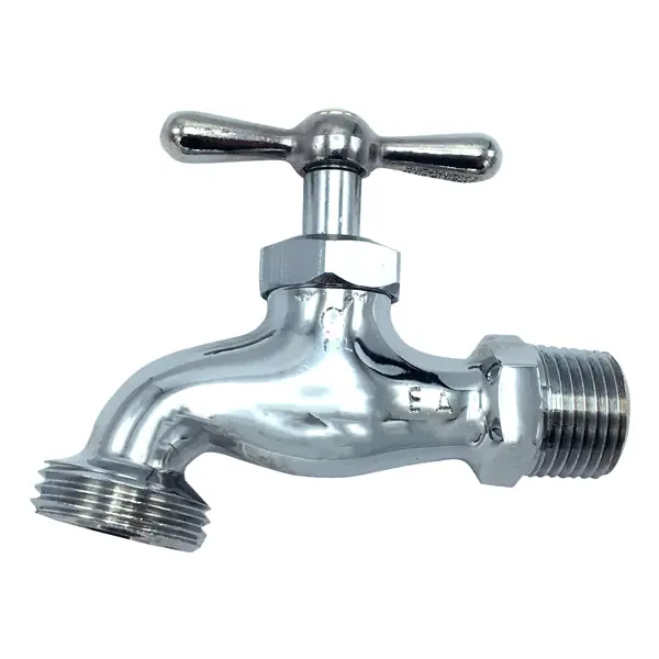 Wal-Rich 4709008 Chrome Plated Male Hose End Bibb (Lead-Free) Pack
