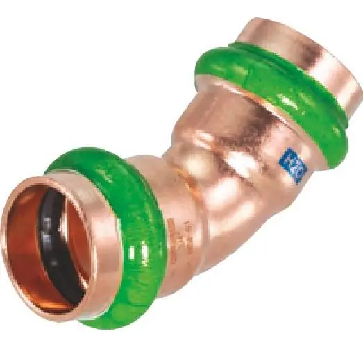 Merit Brass MB11490 Small Diameter 45 deg Elbow, 1 x 1 in Nominal, Press End Style