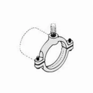 Phd Manufacturing 510R2400PL Extension Split Clamp 4 in Pipe/Tube