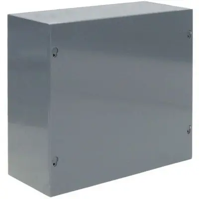 Orbit Industries 12126NK Indoor Nema 1 Screw Cover Enclosure Without Knockouts Twelve Inches by Twelve Inches by Six Inches