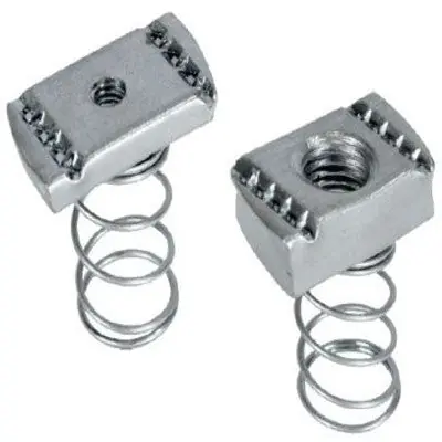 Orbit Industries SNR-3816 Steel Spring Nut Regular 3/8-16 Threaded Rod