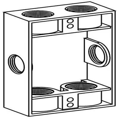 ORBIT INDUSTRIES EXB75-6 1-G W/P Ext. Box 6 3/4 Hubs