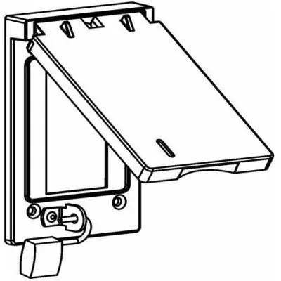 Orbit Industries 1CL-GV 1-G W/P Cover Gfi Device Mount Lockable