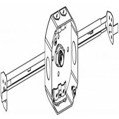 Orbit Industries 4RB-NM-BHA Octave Steel Nm Box 1-1/2 On Adjustable Bracket