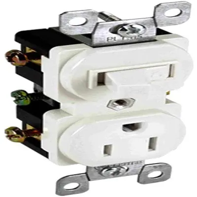 Orbit Industries RTS15-W 15A S/P Stack Switch Rec. White