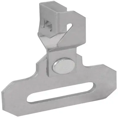 Orbit Industries FMSS122 Strap Hanger For Angle Purlin, Parallel, 3/32 Flg 1-1/4 Strap