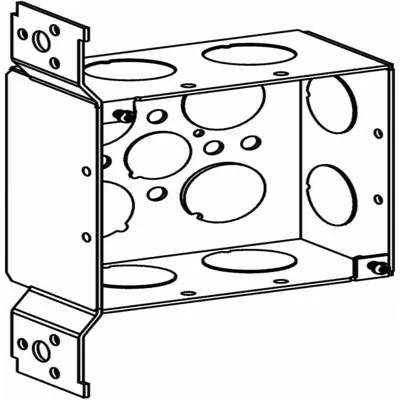 Orbit Industries 4SDB-75-FB 4S Box 2-1/8 Deep 3/4 Ko + Bracket