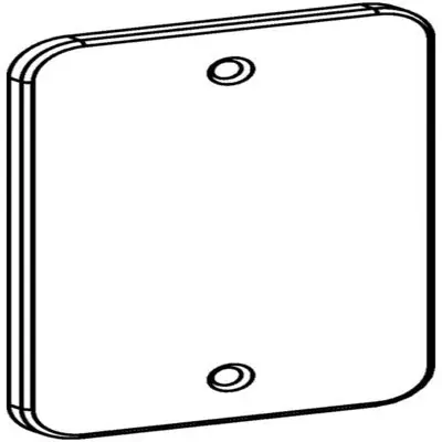 Orbit Industries WHBC-B Utility Cover Power 2-1/2 X 4-1/8 Blank