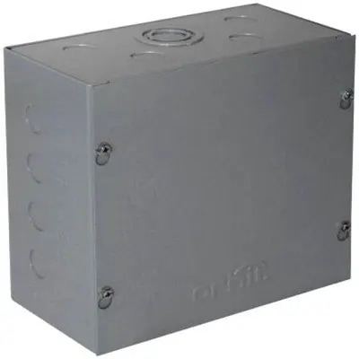 ORBIT INDUSTRIES 884-50 Nema Type 1 Enclosure 8X8X4 1/2 Ko 1/2 To 1-1/4 Cko