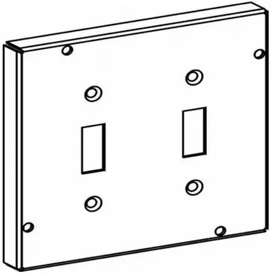 ORBIT INDUSTRIES 5511 5S Industrial Cover 2 Toggle Sw