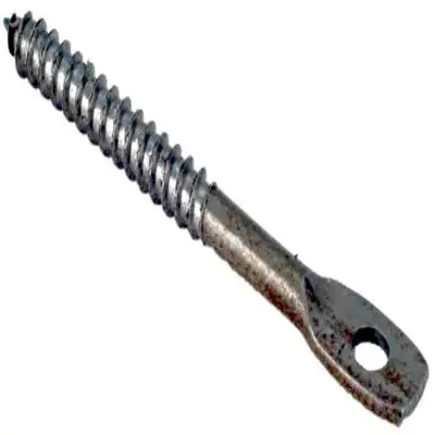 ORBIT INDUSTRIES H-SCREW Steel Flat Hanger Screw With Single Hole