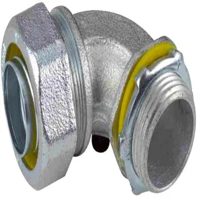 Orbit Industries MLT90-400 Liquidtight Connector Malleable Iron 90-Degree 4inch