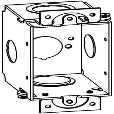 Orbit Industries GB-1-MKO 1-G Gangable Switch Box 2-1/2 Inches Deep Mko