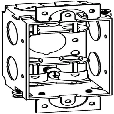 ORBIT INDUSTRIES GSB-1-MC 1-G Gangable Mc Switch Box 2 Inch Deep
