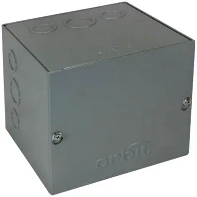 ORBIT INDUSTRIES 666 Indoor Nema 1 Screw Cover Enclosure 6X6X6