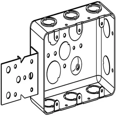 Orbit Industries DHB-3-B 3-G Drawn Handy Box + B Brkt 2-1/8 Dp