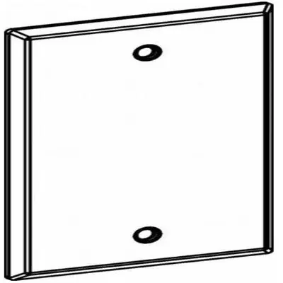 ORBIT INDUSTRIES 1-BC-W 1-G W/P Steel Blank Cover Device Mount White