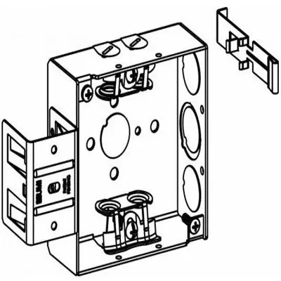 ORBIT INDUSTRIES 4SB-MC-MS 4S Box 1-1/2 Deep Mc Type + Ms Bracket
