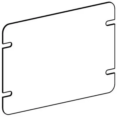 Orbit Industries 4M2-B 2-Gang Switch Box Cover Blank