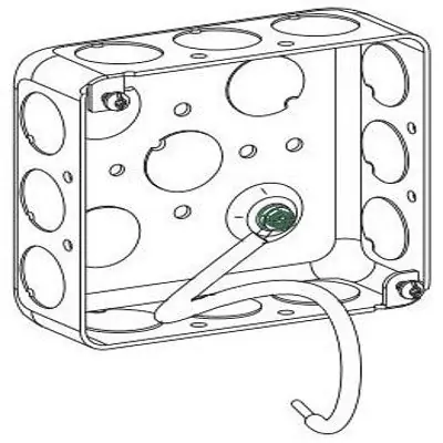 ORBIT INDUSTRIES D4SB-50-PT 4S Drawn Box 1-1/2 Deep 1/2 Ko W P Tail