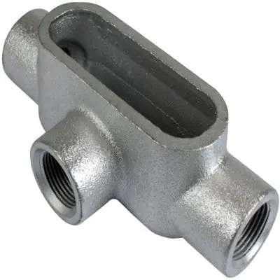ORBIT INDUSTRIES T7-75 Type T Threaded Conduit Body Gray Iron 3/4 inch