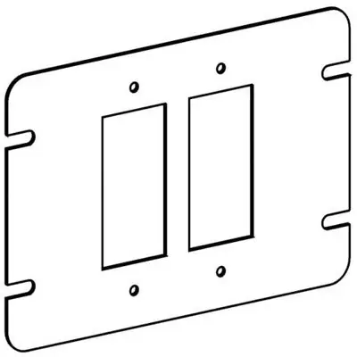 Orbit Industries 4M2-GFI 2-Gang Switch Box Cover - GFI