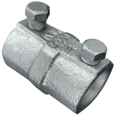 Orbit Industries MRCS-200 Malleable Iron Rigid Coupling Set-Screw Type Two Inches