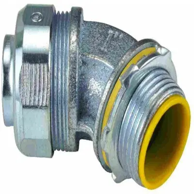 Orbit Industries MLTI45-250 Insulated Liquidtight Connection Malleable Iron 45-Deg 2-1/2 Inch