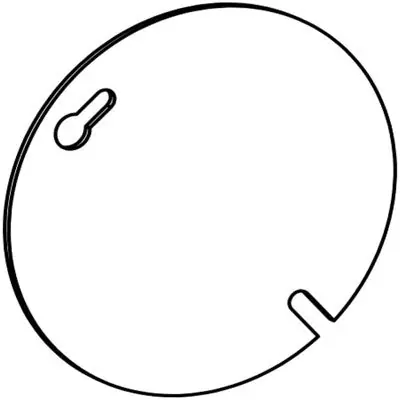 Orbit Industries 3RBC Round Steel Blank Cover