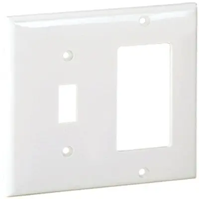 Orbit Industries OPM126-W Midi 2-G Wall Plate White