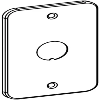 Orbit Industries WHBC-BK Utility Cover 2-1/2 X 4-1/8 - 1/2 K.O.