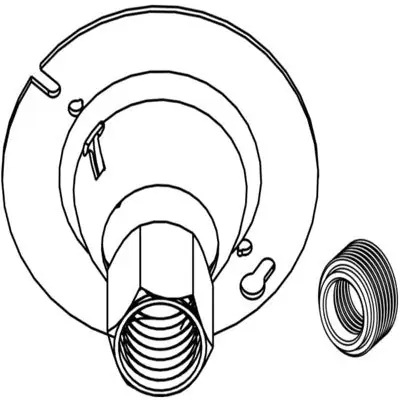 Orbit Industries SCR-75 Round Swivel-Type Cover 3/4inch W / 1/2inch R.B.