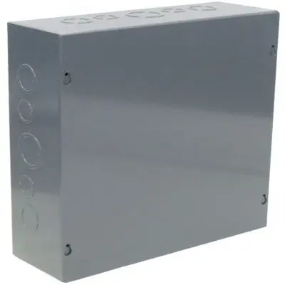 ORBIT INDUSTRIES 12124 Indoor Nema 1 Screw Cover Enclosure 12X12X4