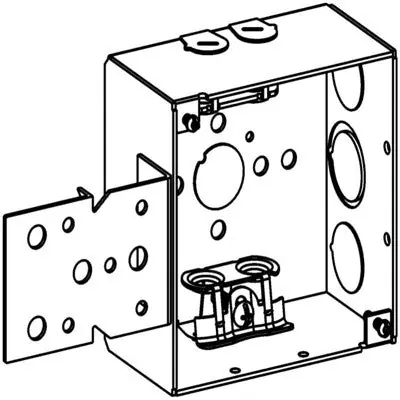 ORBIT INDUSTRIES 4SDB-MC-B 4S Mc Box 2-1/8 Deep + B Bracket