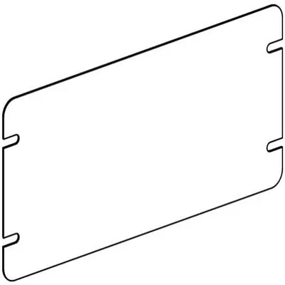 ORBIT INDUSTRIES 4M7-B 7-Gang Switch Box Cover - Blank