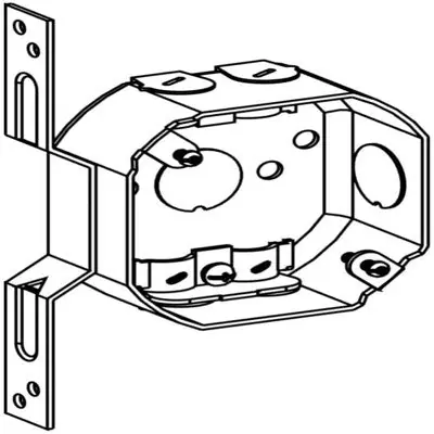 ORBIT INDUSTRIES 3RB-NM-FB Drawn Oct. Nm Box + Brkt 1-1/2inch Deep