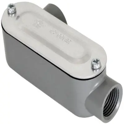 Orbit Industries LL-125AS Type Ll Al Threaded Conduit Body 1-1/4 Stamped Al Cvr+Gasket